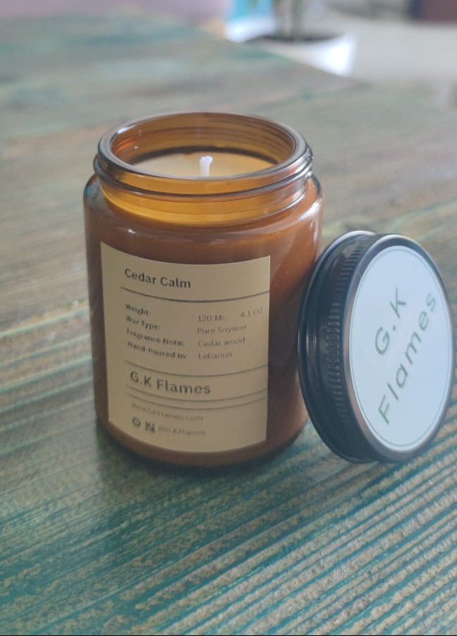 Jar Cedar Calm Candle